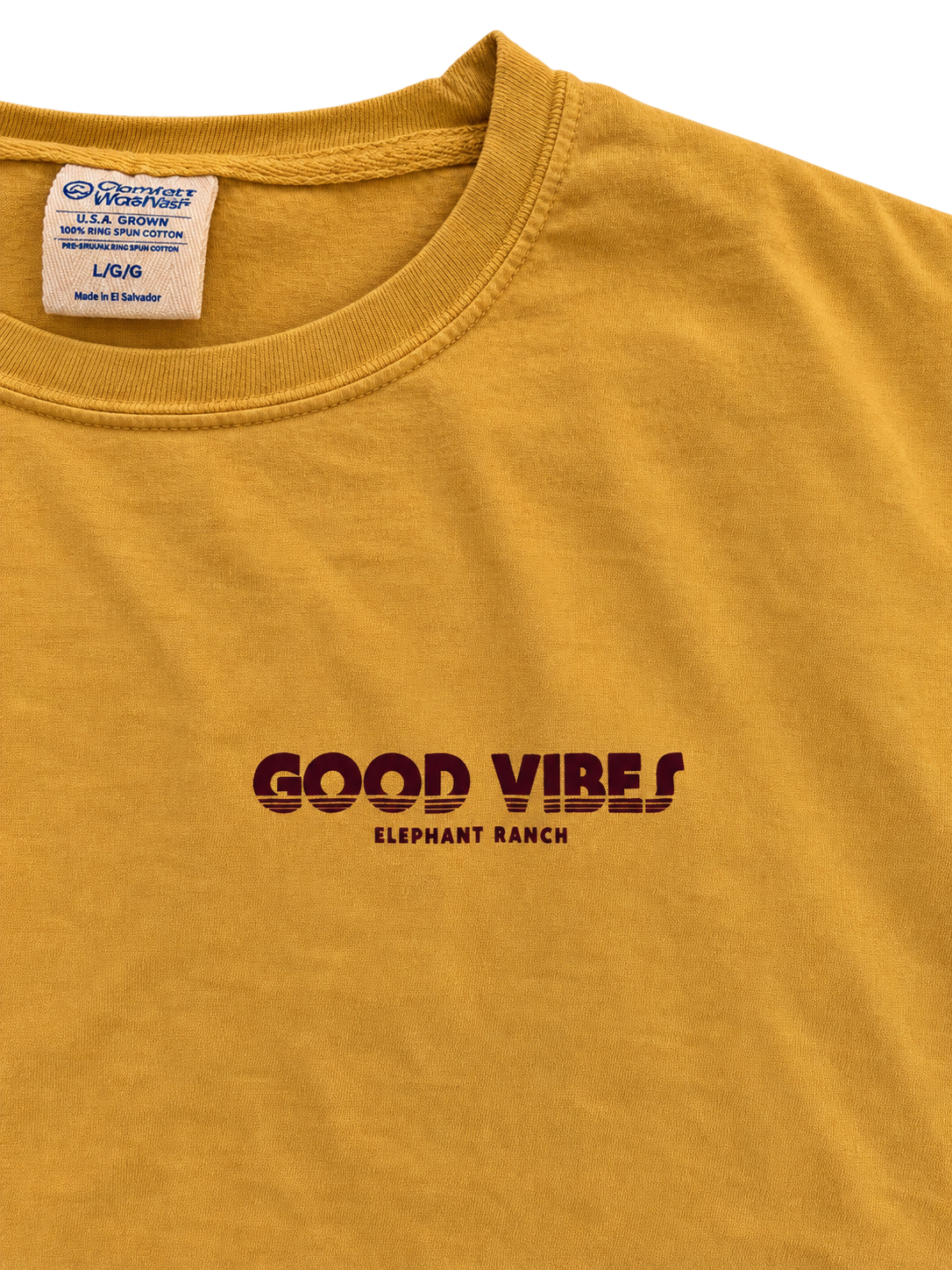Good Vibes Tee — detail view